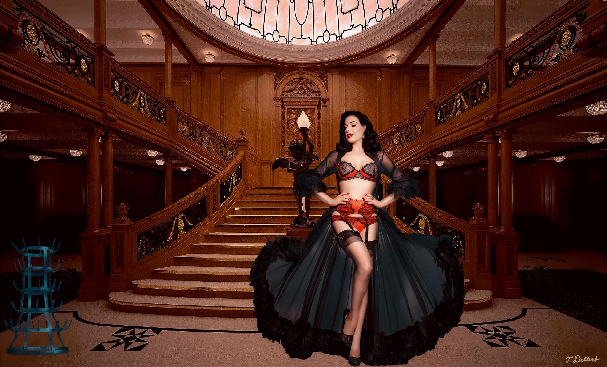 Dita Glamour 1912 in Titanic 